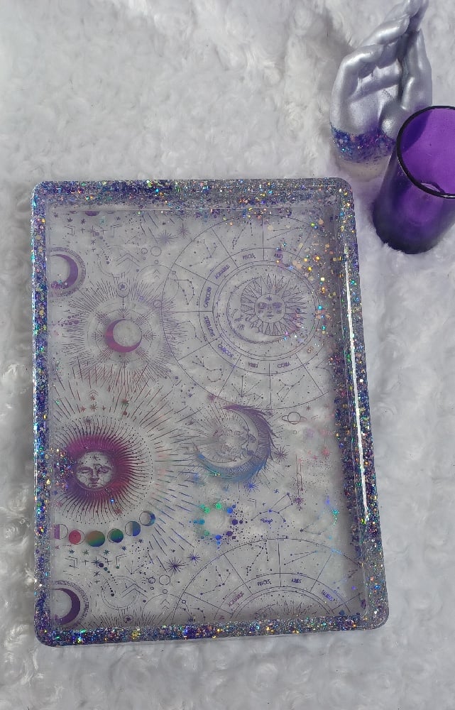 Image of Purple Galaxy tray