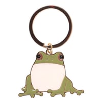 Image 3 of Lucky Frog Metal Keyring