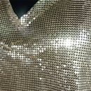Image of Gold Mesh Crop Top