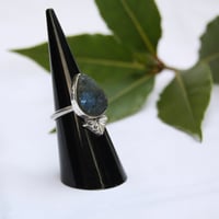 Image 2 of Rough Labradorite Ring