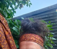 Image 11 of Milan hareem trousers with matching head scarf -Rust orange upto 14 uk