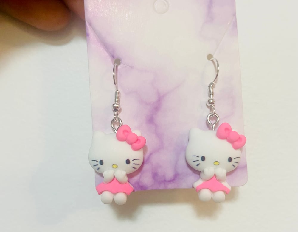 Image of Hello kitty earrings