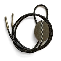 Image 3 of Fossil Whalebone Bolo Tie