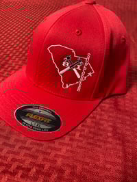 Image 1 of NEW-State Logo 81 support hat (red)