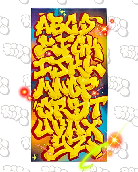 Image of **PRE SALE** Graffiti Alphabet print