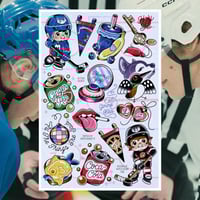 Image 1 of Heated Rivalry Tattoo Flash Poster