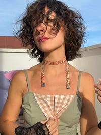 Image 5 of Tape measure necklace Vintage