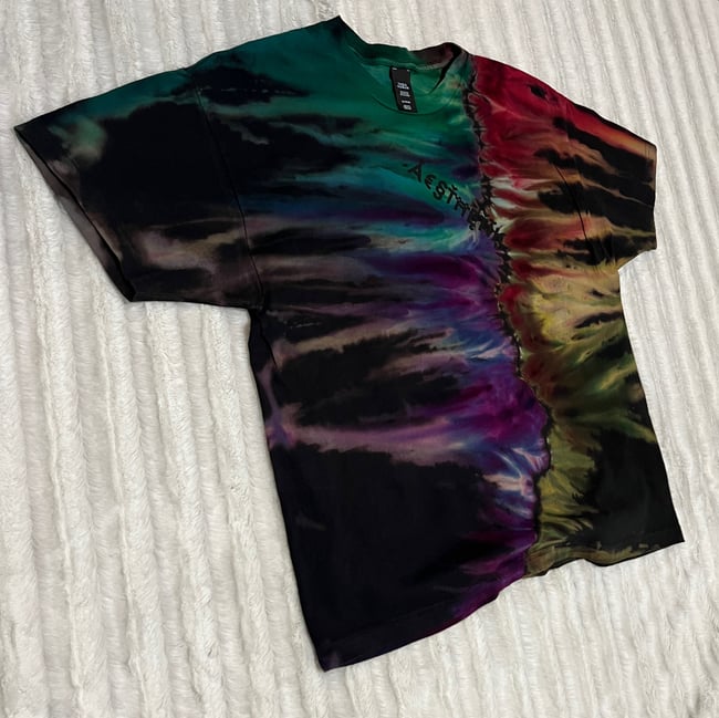 REVERSE ICE DYED T SHIRT (Mind Bender)