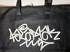 slumped zippered XL tote 