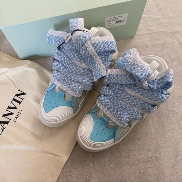 Sky Blue Lanvin Sneakers | Layys Closet