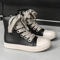 Image 1 of Owens Rick Shoes Hightop Canvas Skater Sneaker