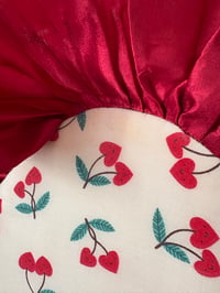 Image 2 of 🍒 Cherry Hearts Ruffle Bag — Sample Sale | £17