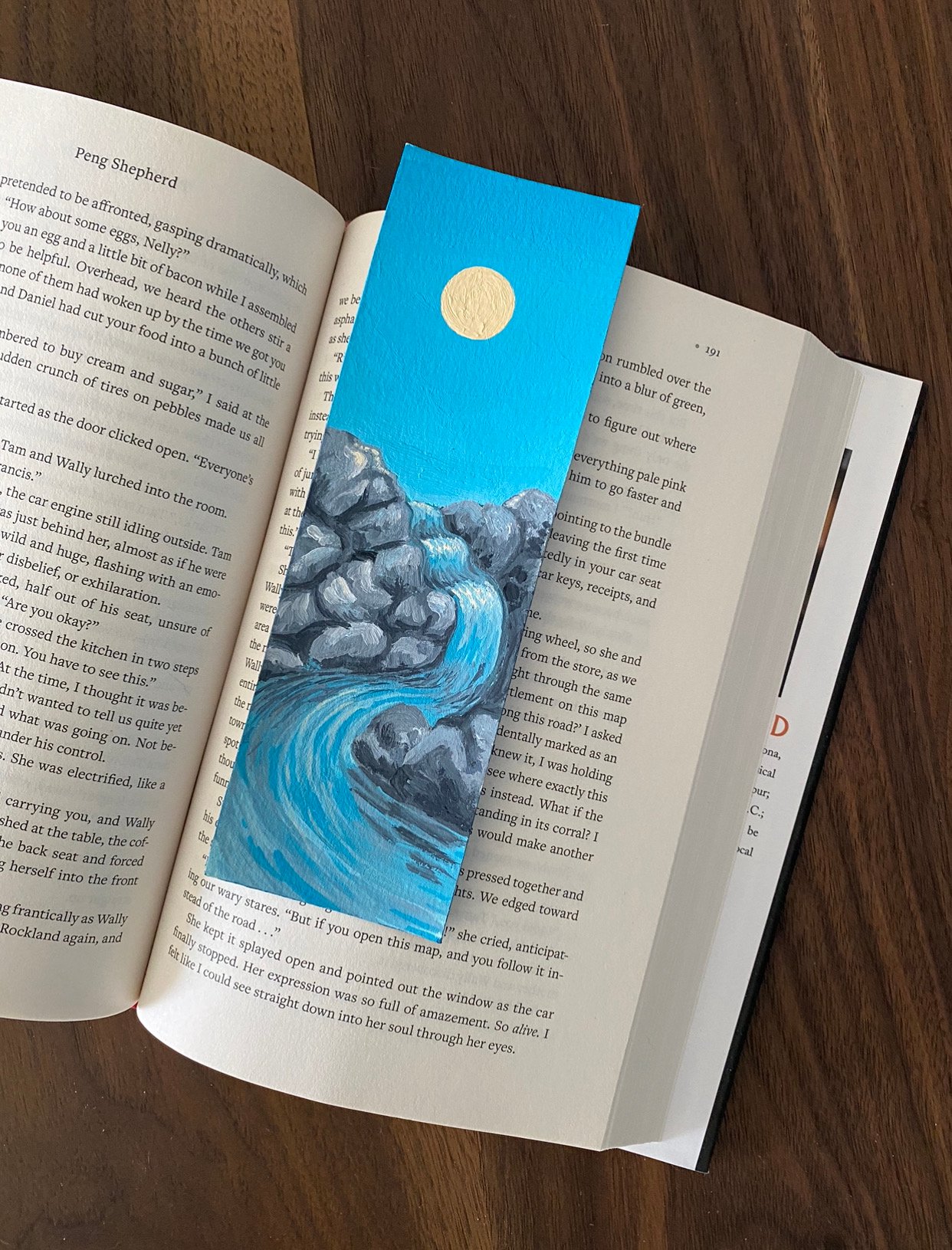 Blue Sky Bookmark