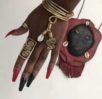 Sankofa// Brass Bangle Set