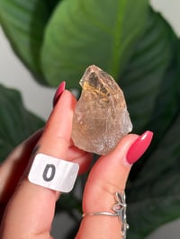 Image 16 of CHOOSE YOUR OWN MINI RUTILE SMOKEY QUARTZ POINTS (NATURAL UNPOLISHED POINTS) -BRAZIL- LOT 2