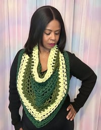Image 1 of Crochet cowl scarf