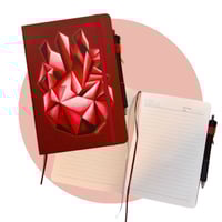 "Worth Far More Than This" burgundy jounal