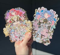 Image 1 of Once Upon a Time Beryl and Nehelenia enamel pin (topper options available ) 