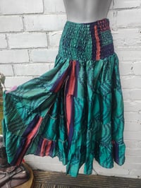 Image 1 of Zara Split Skirt- Jade Green