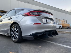 Image of 2022-24 Honda Civic 11th Gen “v1” rear diffuser