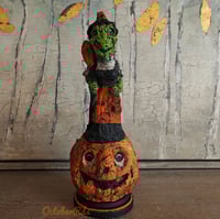 Image 1 of Witch on Pumpkin 