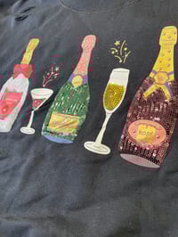 Image 2 of Small Pop bottles destroyed sweatshirt 