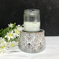 Image 4 of Bronze Floral 2-In-1 Deluxe Fragrance Warmer