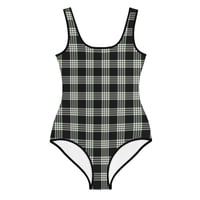 Image 1 of Palaka Black: Keiki Swimsuit (8-20)