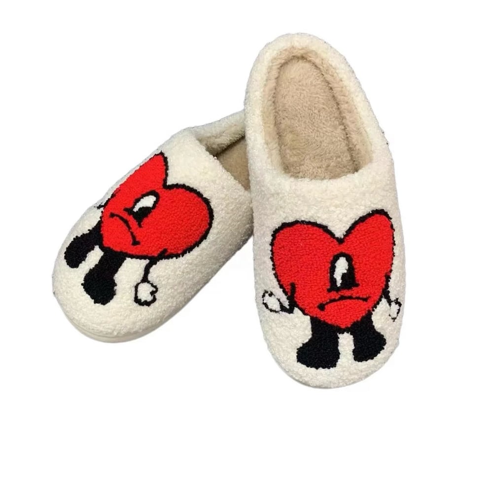 Benito Heart Cozy Slippers