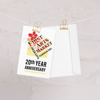 1stSatArtMarket Greeting card