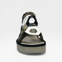 Image 2 of FLY LONDON TEWA BLACKWHITE PATENT