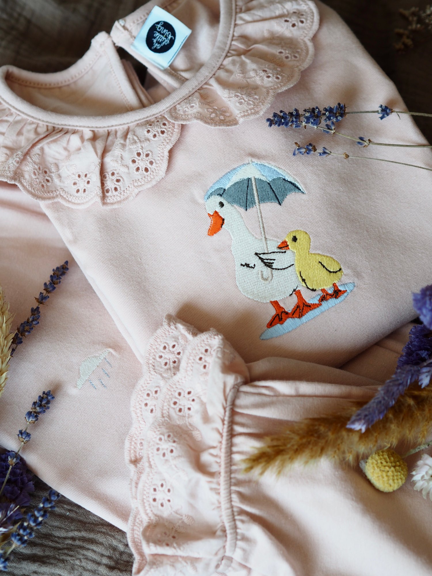 Image of Dusty Pink Frilled PJ'S - Mummy & Me