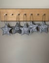 Glitter Star Decorations - Personalised