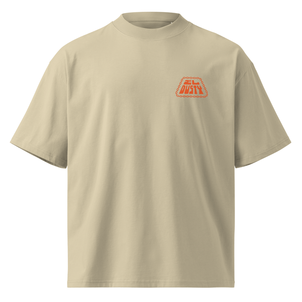 EL DUSTY CUMBIA SONIDERO Organic Oversized High Neck T-Shirt