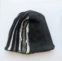 Image 4 of Upcycled Reversible Beanie Cotton Blend 2