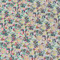 Image 1 of Made to Order - 'Birdie' Delicate, Colourful Floral Retro Vintage Style Eiderdown