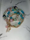 Blue & Pink Bracelet Set