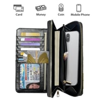 Image 3 of Women's  White Kalo Flap Wallet
