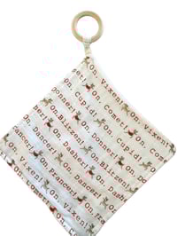 Reindeer Names Lovey Teether