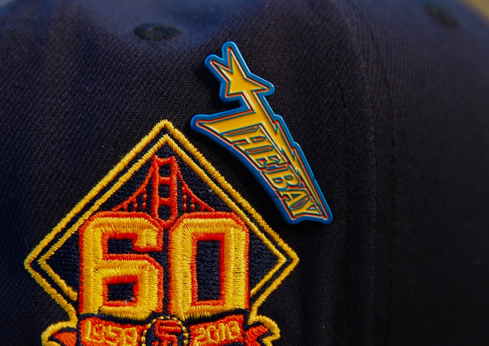 Image of All Star v2 Pin - Light Navy