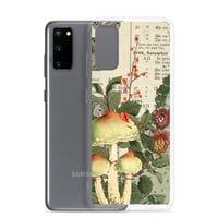 Image 24 of Colorful Antique Bookpage Mushroom Fungi Illustration Clear Case for Samsung®