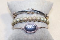 Image 1 of 3 piece stacked bracelet combo 