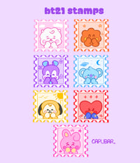 bt21 stamps