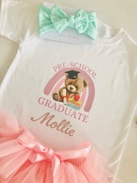 Image 1 of graduation t shirt pink 
