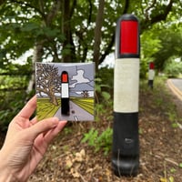Image 3 of UK Bollard Fridge Magnet