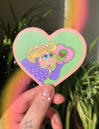 Image 1 of "Green Valentine" Stickers