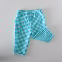 Image 5 of EZ trousers- blue gingham