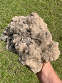 Image 22 of Smoky Champagne Druzy Quartz & Chalcopyrite Statement Cluster| #3075