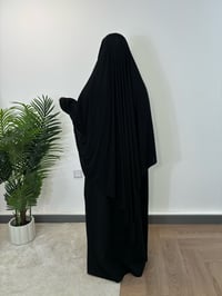 Image 2 of black jersey khimār