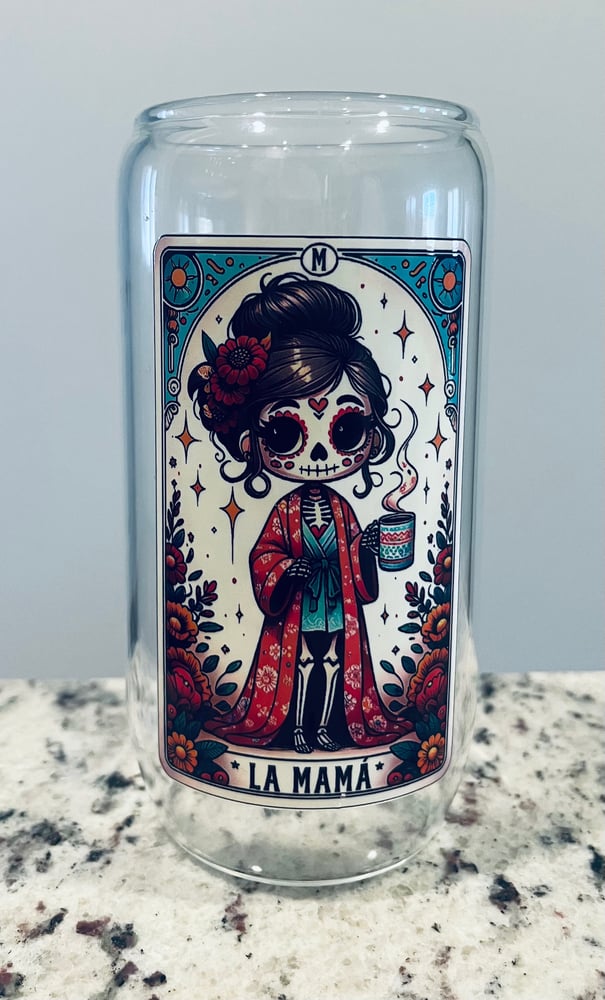 Image of La Mama GLASS+LID+GLASS STRAW